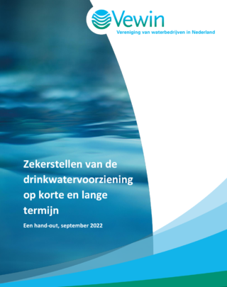 Cover publicatie zekerstellen drinkwatervoorziening op de korte en lange termijn